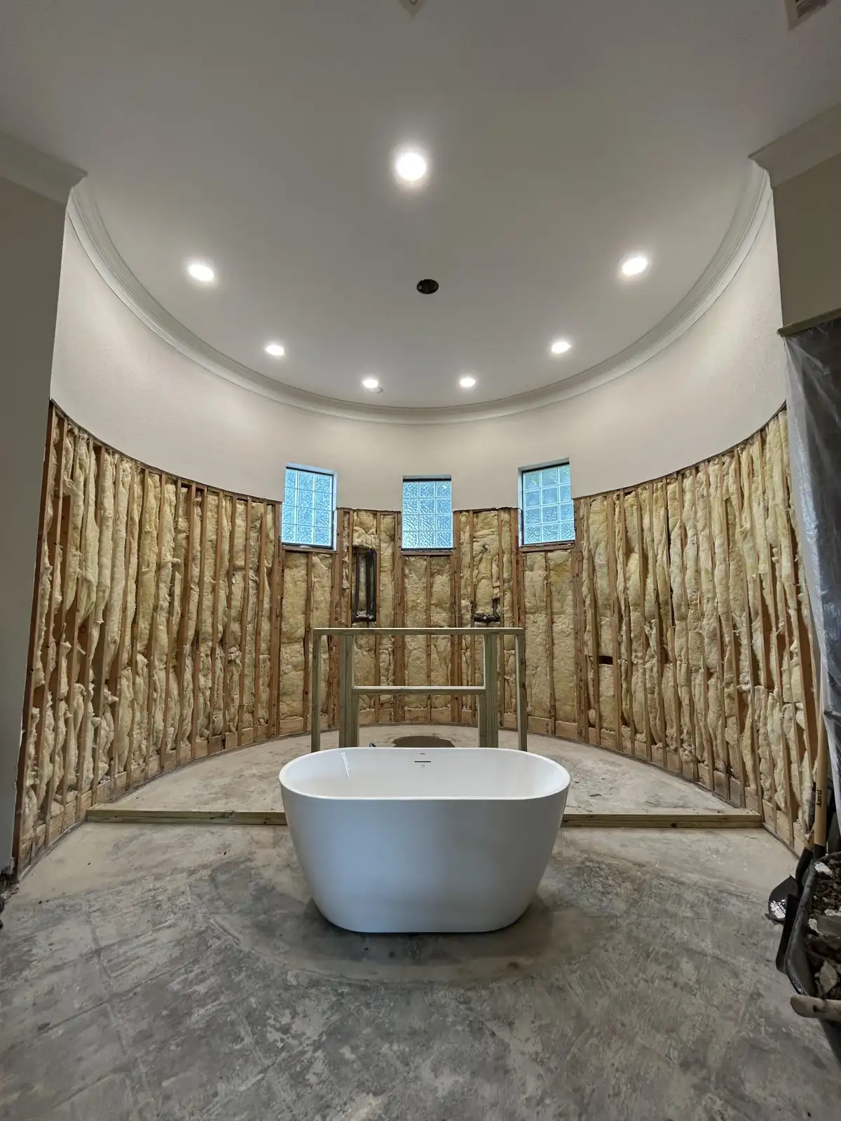 Premium shower tile work in a Mansfield residence