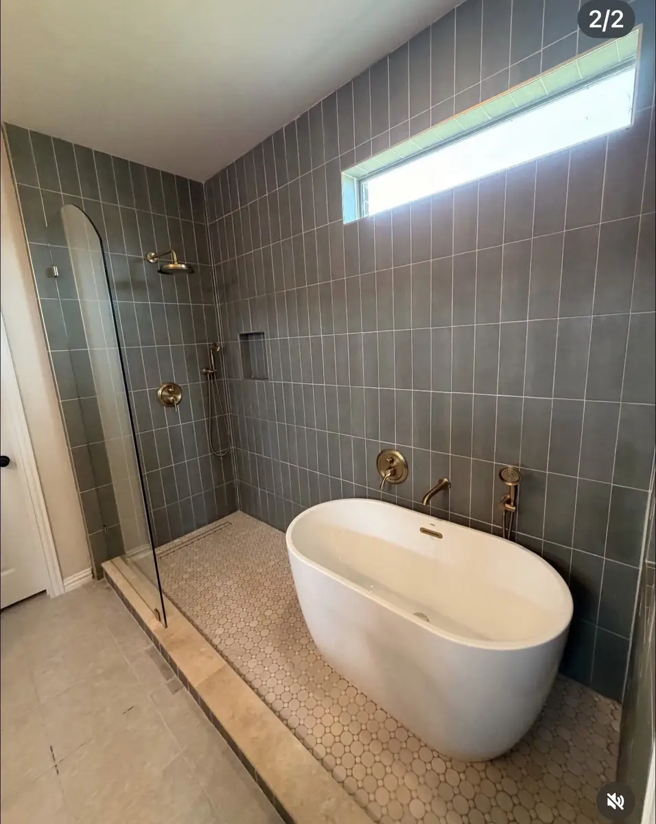 Water and Stone completed bathroom remodeling project gallery